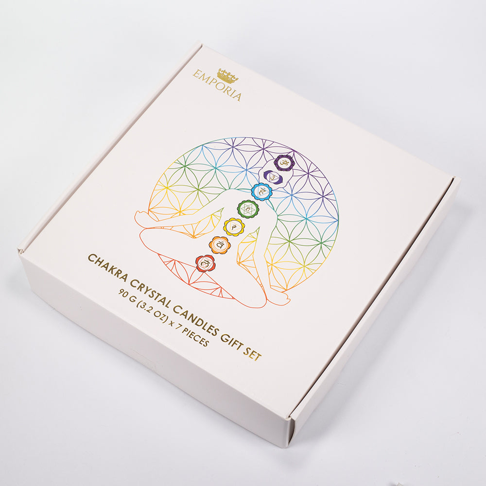 Emporia 7 részes csakragyertya szett + AJÁNDÉK karkötő és nyaklánc