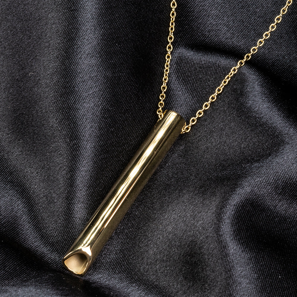 Arany-tónusú szorongásoldó nyaklánc medállal