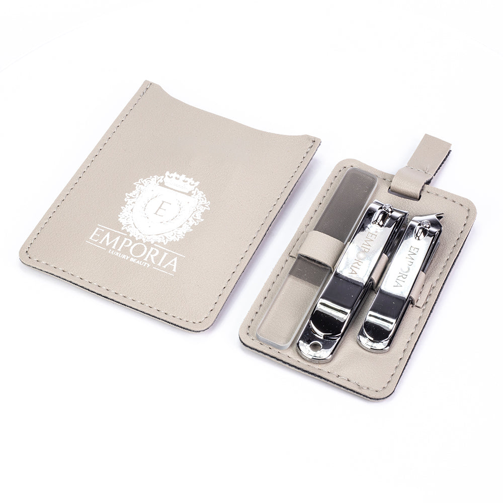 Emporia Beauty manikűr készlet, Szürke