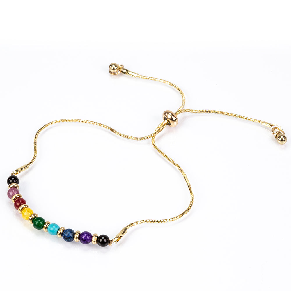 Chakra Balance arany tónusú karkötő