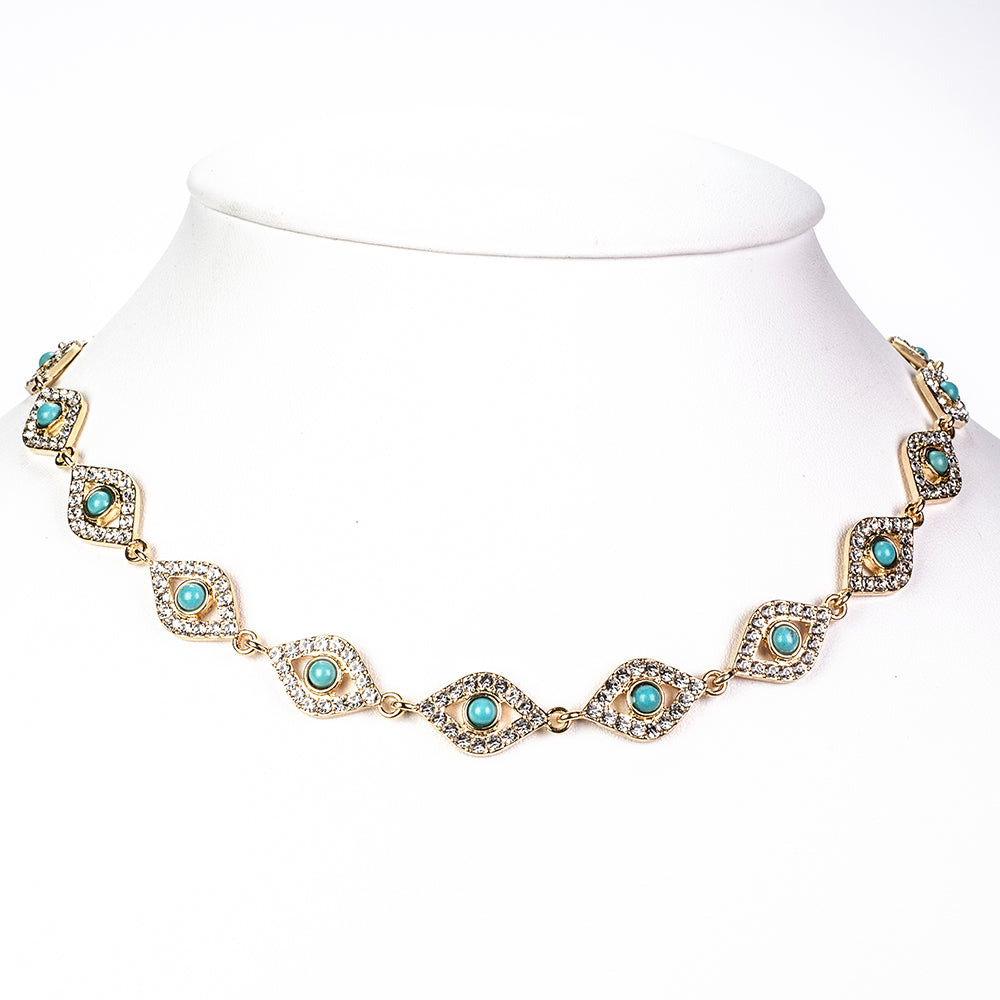 Mindent Látó Szem Kollekció – Nyaklánc és Karkötő Szett