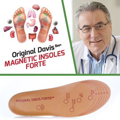 Original Davis® FORTE 5m+ mágneses memóriahabos talpbetét