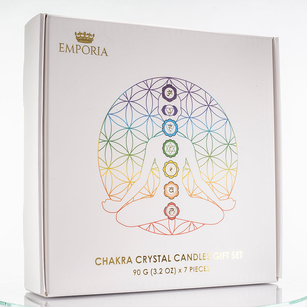 Emporia 7 részes csakragyertya szett + AJÁNDÉK karkötő és nyaklánc