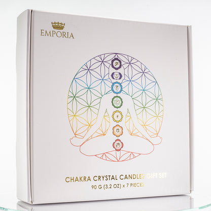 Emporia 7 részes csakragyertya szett + AJÁNDÉK karkötő és nyaklánc