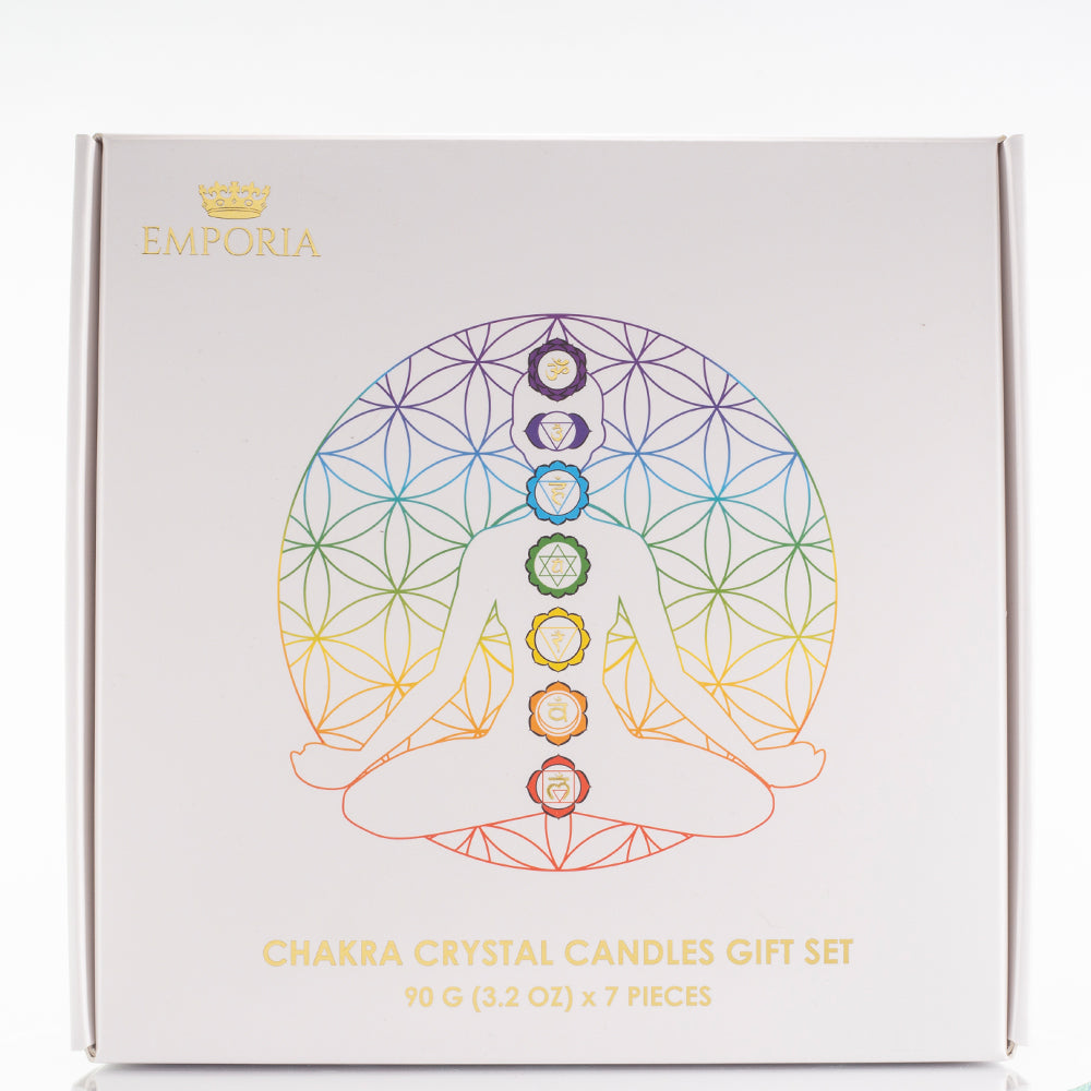 Emporia 7 részes csakragyertya szett + AJÁNDÉK karkötő és nyaklánc