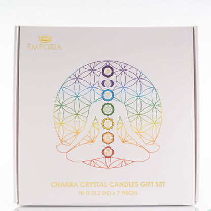 Emporia 7 részes csakragyertya szett + AJÁNDÉK karkötő és nyaklánc