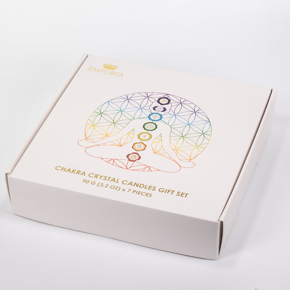 Emporia 7 részes csakragyertya szett + AJÁNDÉK karkötő és nyaklánc