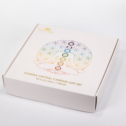 Emporia 7 részes csakragyertya szett + AJÁNDÉK karkötő és nyaklánc