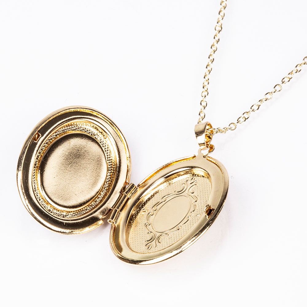 Nyaklánc angyali védelmező nyitható medállal