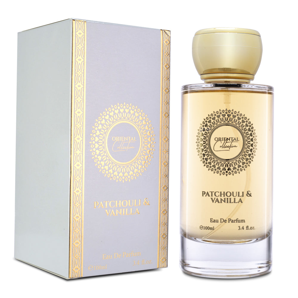 100 ml EDP PATCHOULI & VANILLA Fás, elegáns, púderes orientális női parfüm