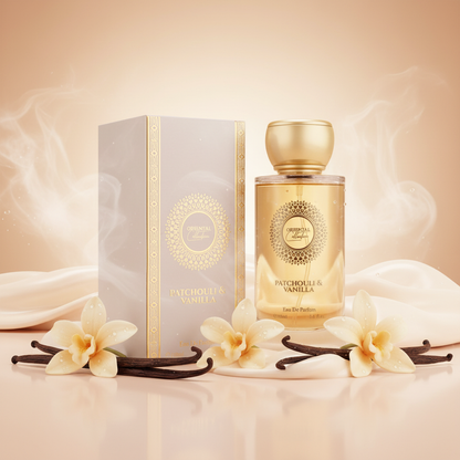 100 ml EDP PATCHOULI & VANILLA Fás, elegáns, púderes orientális női parfüm