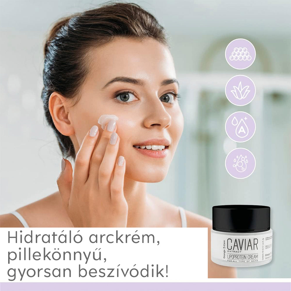 Kaviár-kivonat Feszesítő Hidratáló Arckrém minden bőrtípusra 50 ml